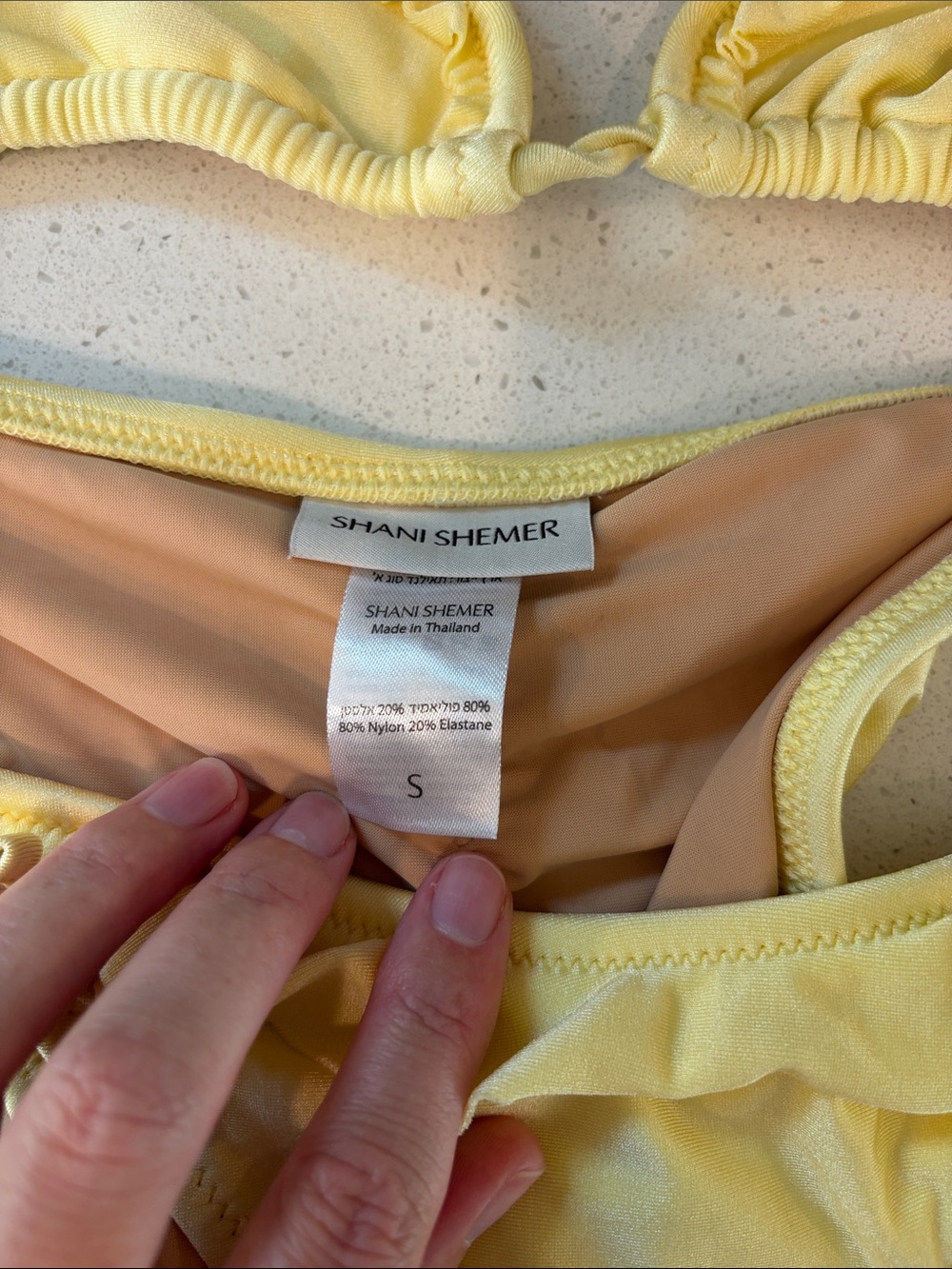 Shani Shemer Yellow Ruffle Bikini Set - Picture 2 of 5